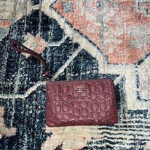 Coach wristlet wallet